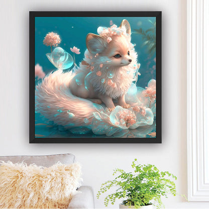 Fantasy Fox - Full Round Drill Diamond Painting 30*30CM