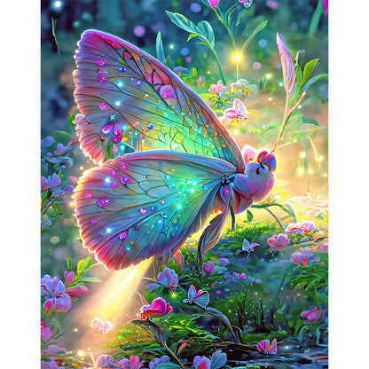 Dream Butterfly - Full Round Drill Diamond Painting 30*40CM