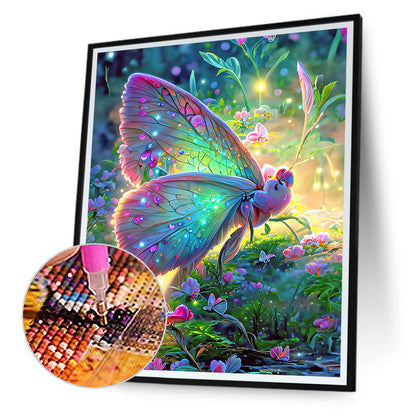 Dream Butterfly - Full Round Drill Diamond Painting 30*40CM