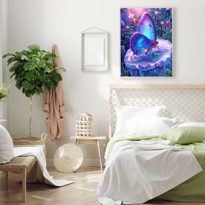 Dream Butterfly - Full Round Drill Diamond Painting 30*40CM