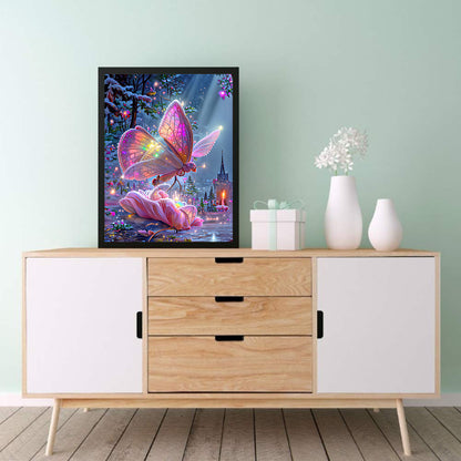 Dream Butterfly - Full Round Drill Diamond Painting 30*40CM