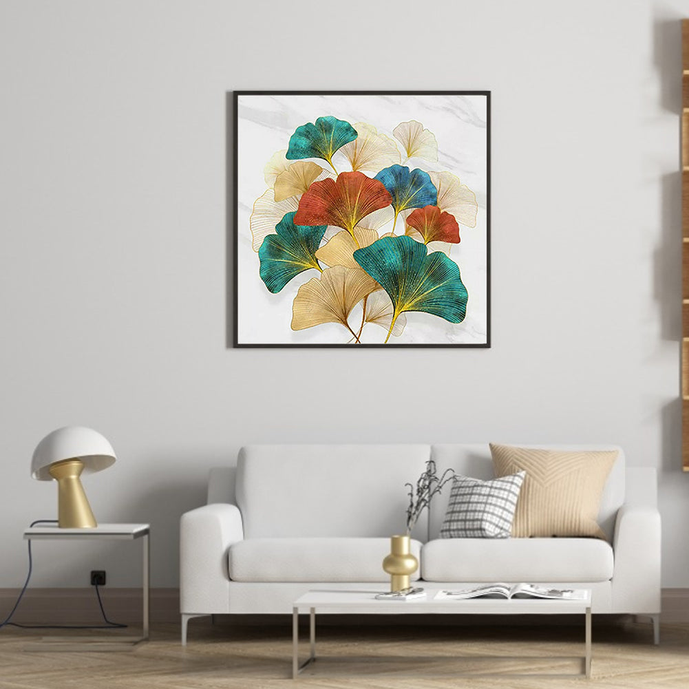 Ginkgo Biloba - Full Round Drill Diamond Painting 30*30CM