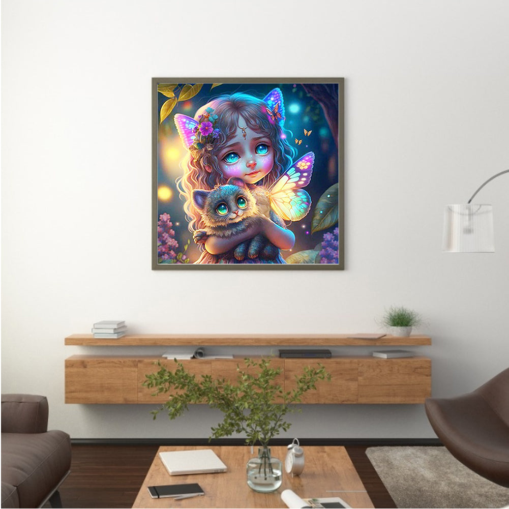 Elf Girl - Full Round Drill Diamond Painting 45*45CM