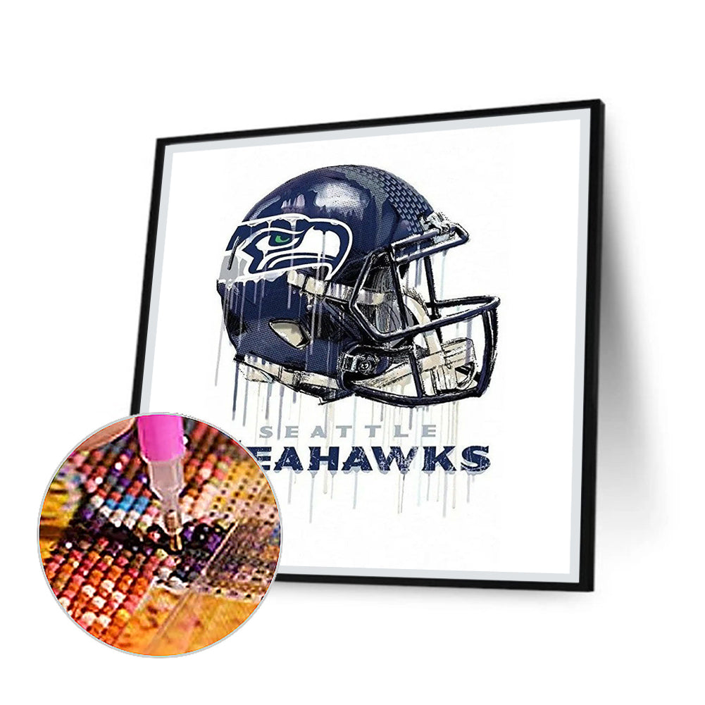 Seattle Seahawks - Full Round Drill Diamond Painting 40*40CM