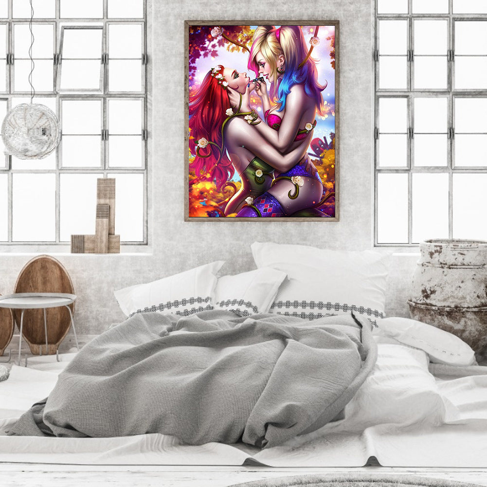 Poison Ivy - Full Round Drill Diamond Painting 30*40CM