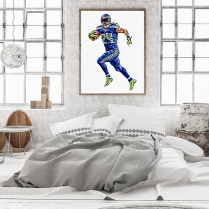 Football Area - Full Round Drill Diamond Painting 40*50CM