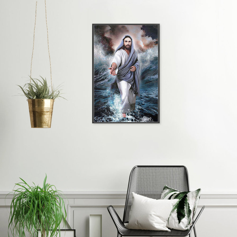 Jesus Saves - Full Round Drill Diamond Painting 40*60CM