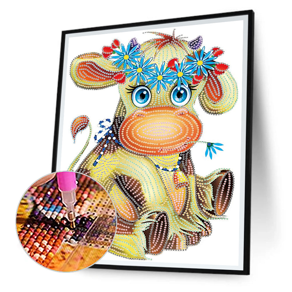 The Cow - Special Shaped Drill Diamond Painting 30*40CM