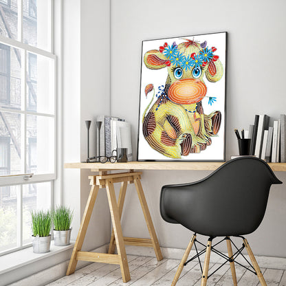 The Cow - Special Shaped Drill Diamond Painting 30*40CM