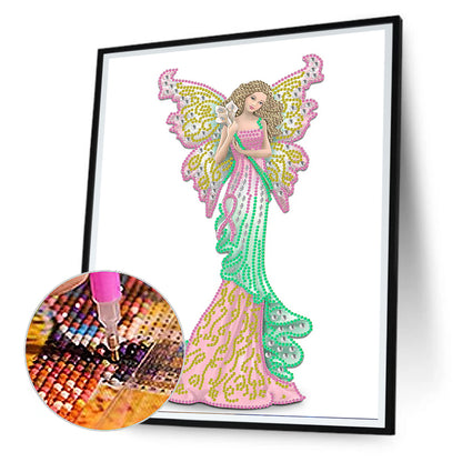 Elegant Lady - Special Shaped Drill Diamond Painting 30*40CM