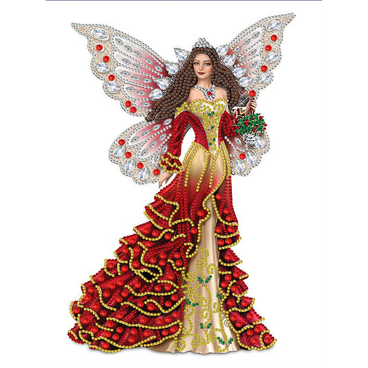 Elegant Lady - Special Shaped Drill Diamond Painting 30*40CM