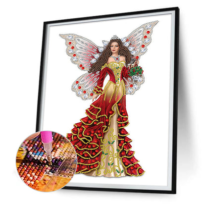 Elegant Lady - Special Shaped Drill Diamond Painting 30*40CM