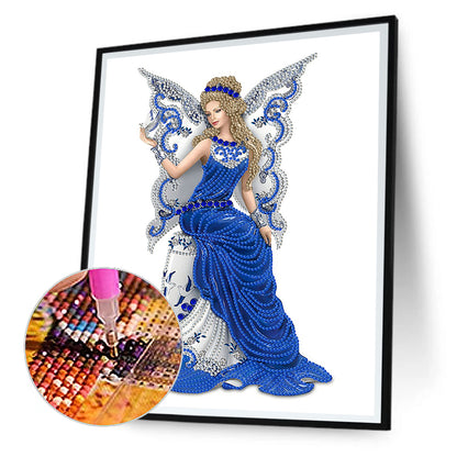 Elegant Lady - Special Shaped Drill Diamond Painting 30*40CM