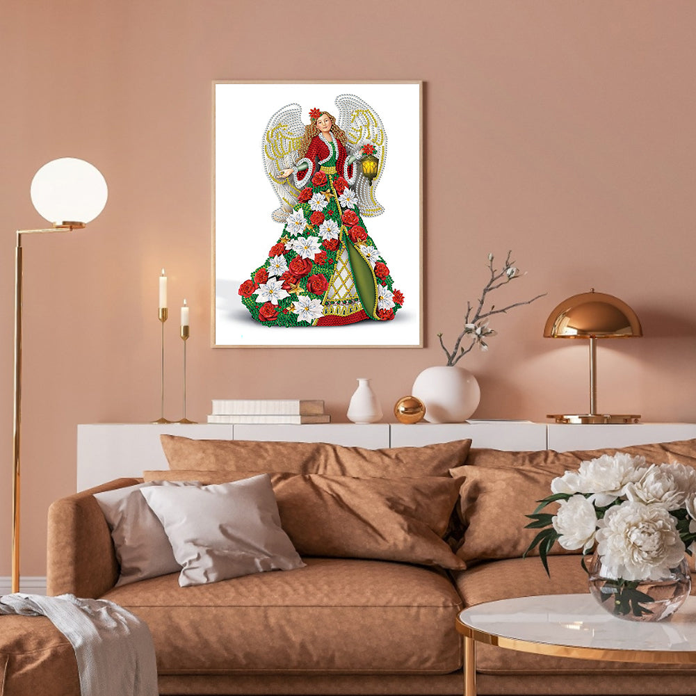 Elegant Lady - Special Shaped Drill Diamond Painting 30*40CM