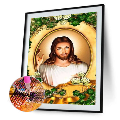 Religion Jesus - Full Round Drill Diamond Painting 30*40CM