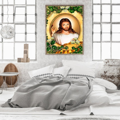 Religion Jesus - Full Round Drill Diamond Painting 30*40CM