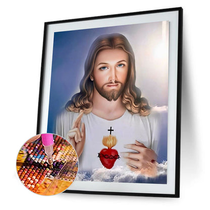 Religion Jesus - Full Round Drill Diamond Painting 30*40CM