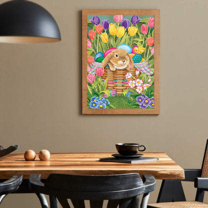 Easter Bunny - Full Round Drill Diamond Painting 30*40CM