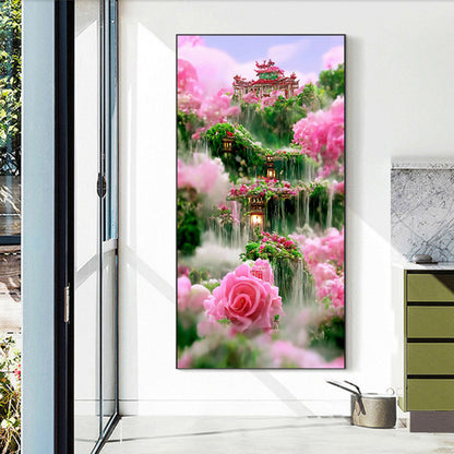 Rose Manor - Full Round Drill Diamond Painting 50*80CM