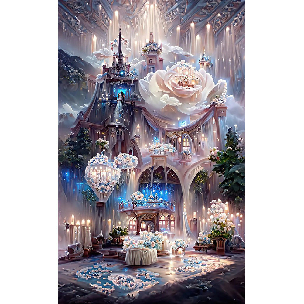 Rose Manor - Full Round Drill Diamond Painting 50*80CM