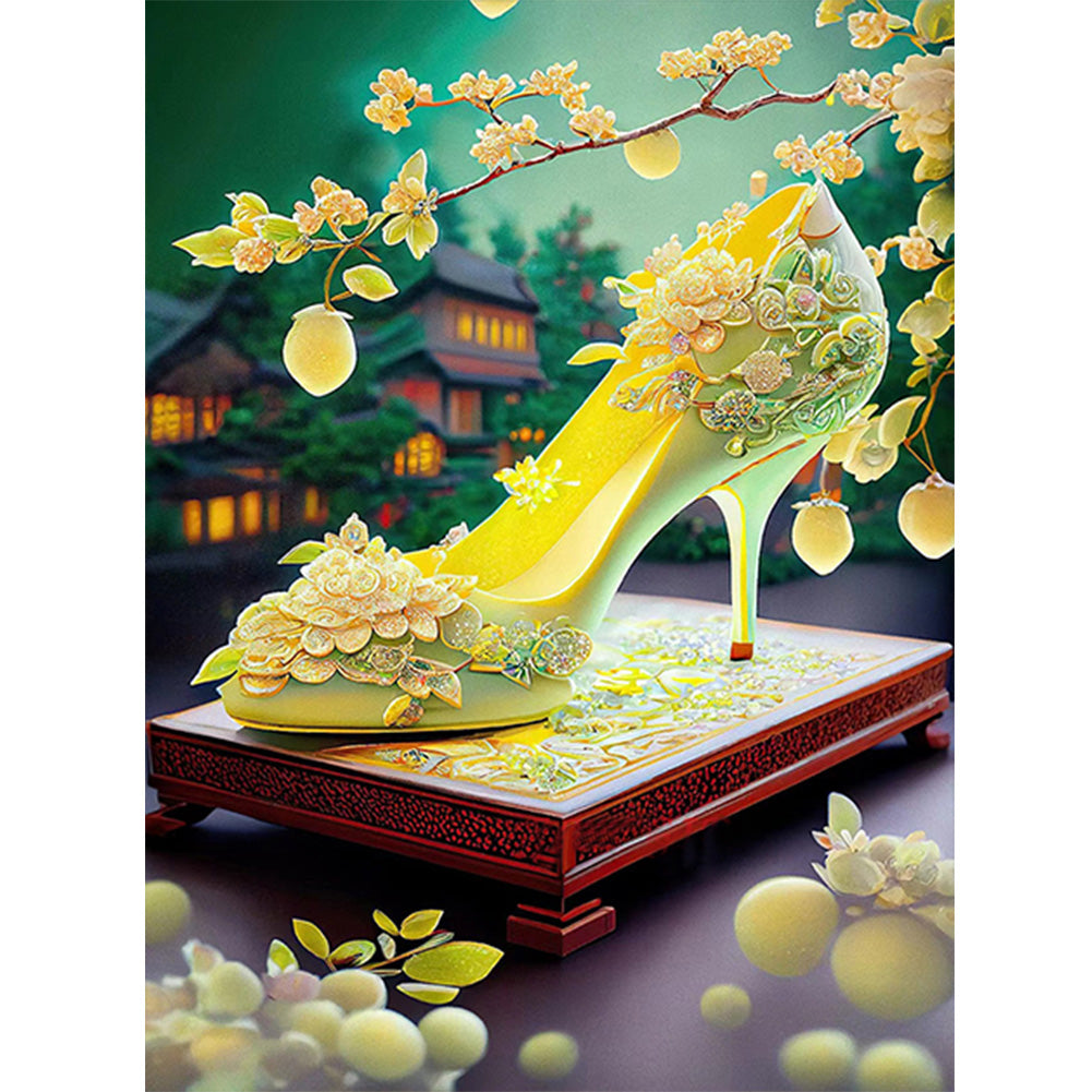 Fantasy Retro High Heels - Full Round Drill Diamond Painting 30*40CM