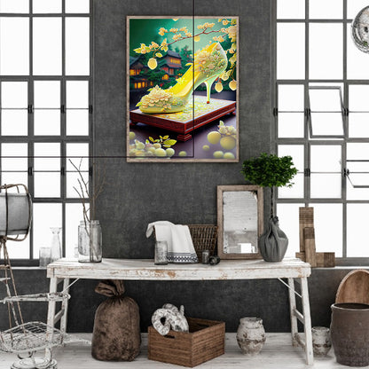 Fantasy Retro High Heels - Full Round Drill Diamond Painting 30*40CM