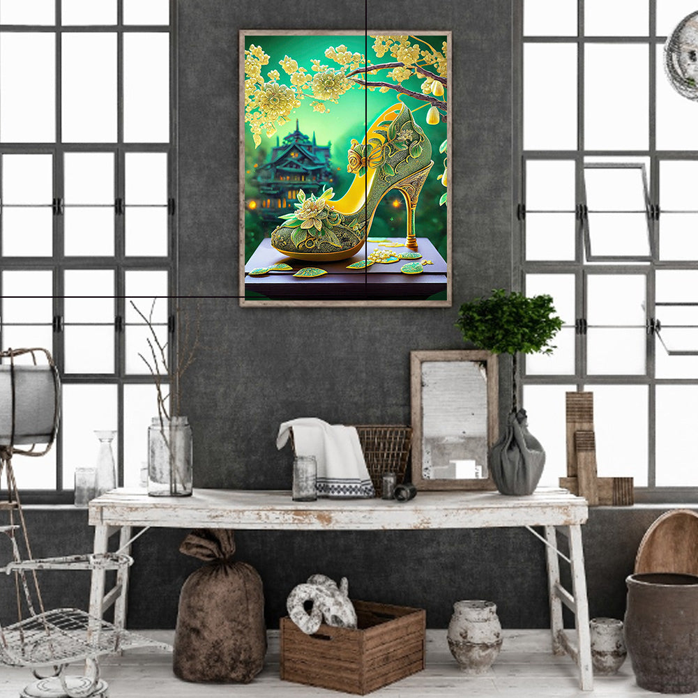 Fantasy Retro High Heels - Full Round Drill Diamond Painting 30*40CM