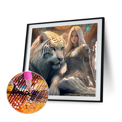 Beauty And The Beast - Full Round Drill Diamond Painting 40*40CM