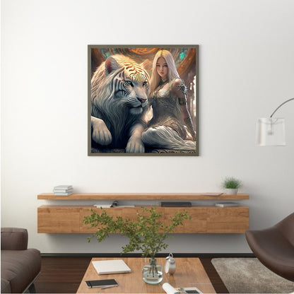 Beauty And The Beast - Full Round Drill Diamond Painting 40*40CM