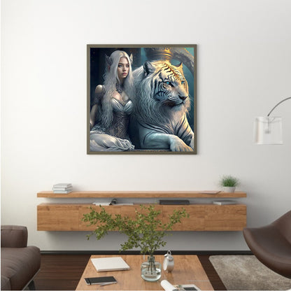 Beauty And The Beast - Full Round Drill Diamond Painting 40*40CM