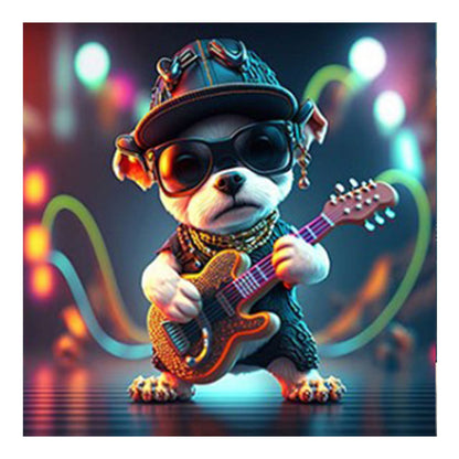 Rock Puppy - Full Round Drill Diamond Painting 30*30CM