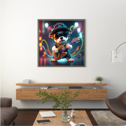 Rock Puppy - Full Round Drill Diamond Painting 30*30CM