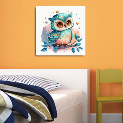 Owl - Full Round Drill Diamond Painting 35*35CM