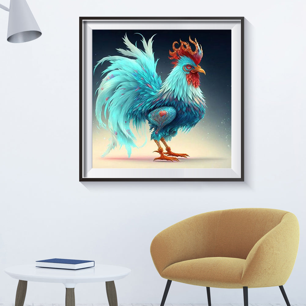 Rooster - Full Round Drill Diamond Painting 35*35CM