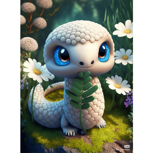 Little Dragon - Full Round Drill Diamond Painting 30*40CM