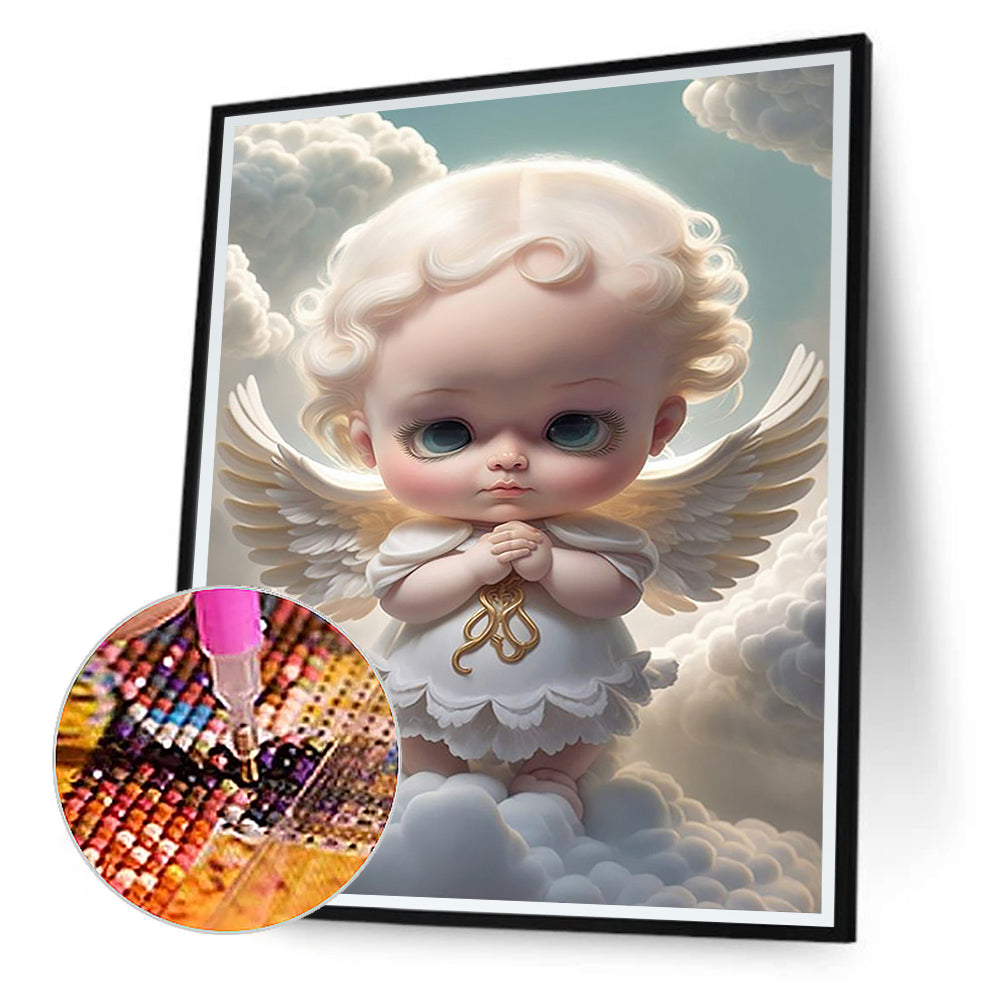 Little Angel - Full Round Drill Diamond Painting 30*45CM