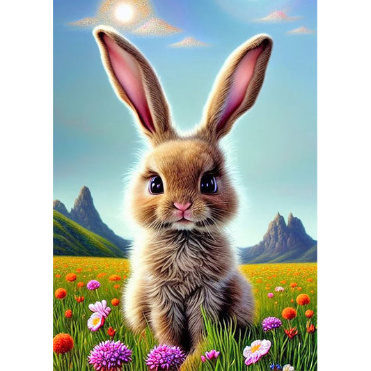 Bunny - Full Round Drill Diamond Painting 30*45CM