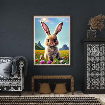 Bunny - Full Round Drill Diamond Painting 30*45CM