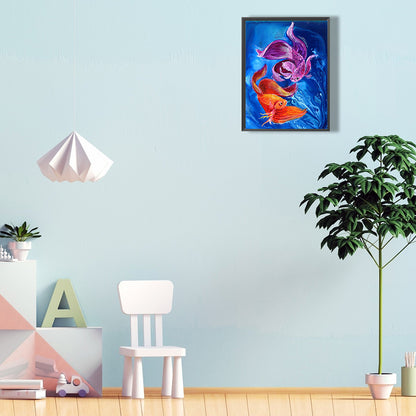 Pisces Totem - Full Round Drill Diamond Painting 30*40CM