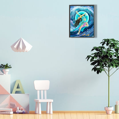 Pisces Totem - Full Round Drill Diamond Painting 30*40CM