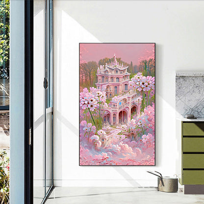 Little Daisy Palace - Full Round Drill Diamond Painting 45*70CM
