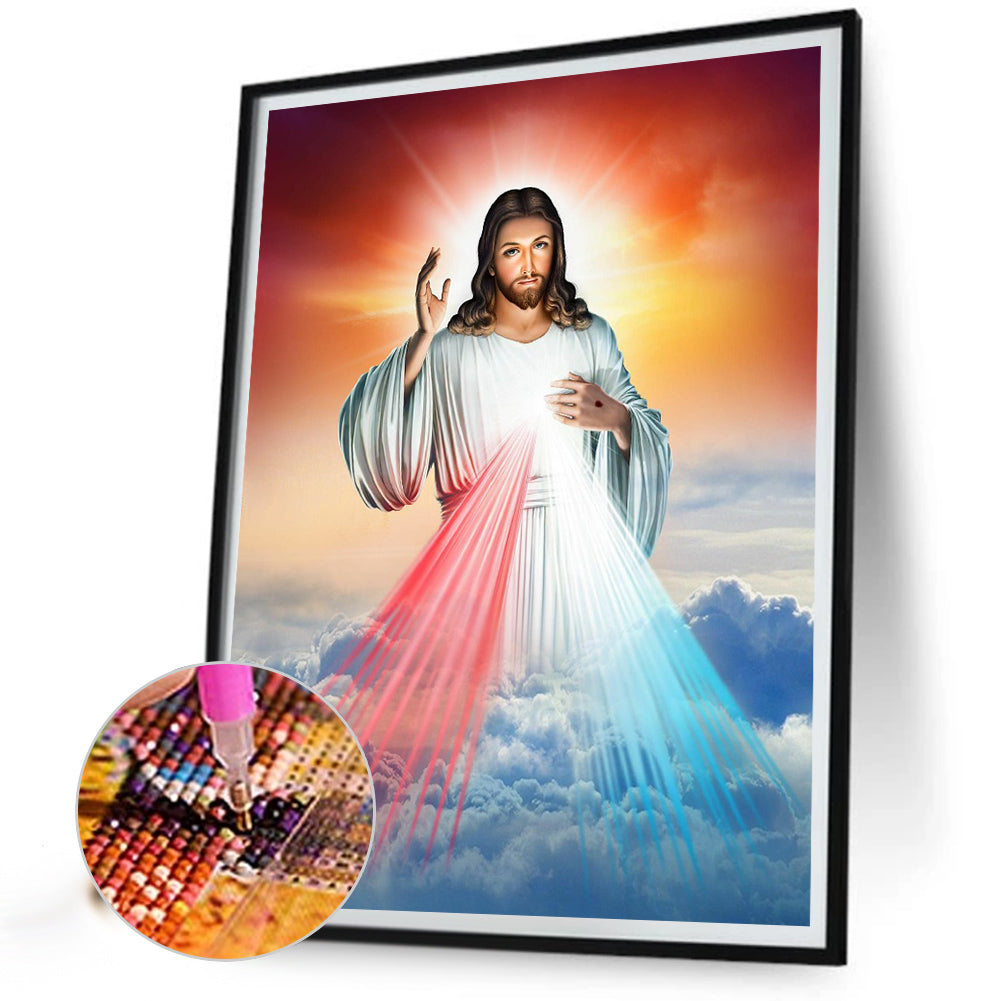 Religion Jesus - Full Round Drill Diamond Painting 30*40CM