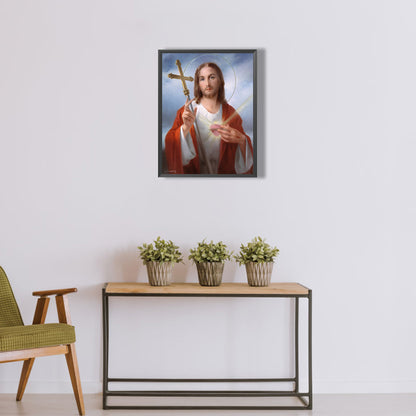 Religion Jesus - Full Round Drill Diamond Painting 30*40CM