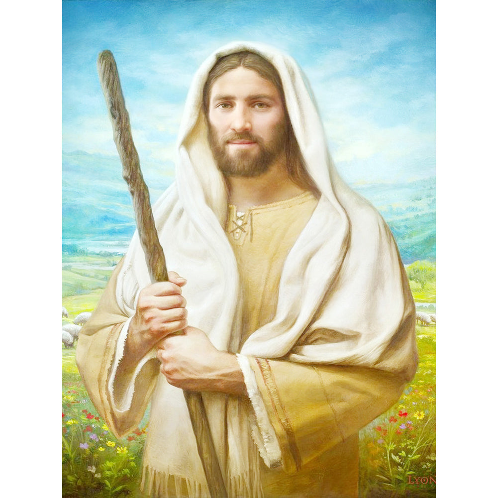 Religion Jesus - Full Round Drill Diamond Painting 30*40CM