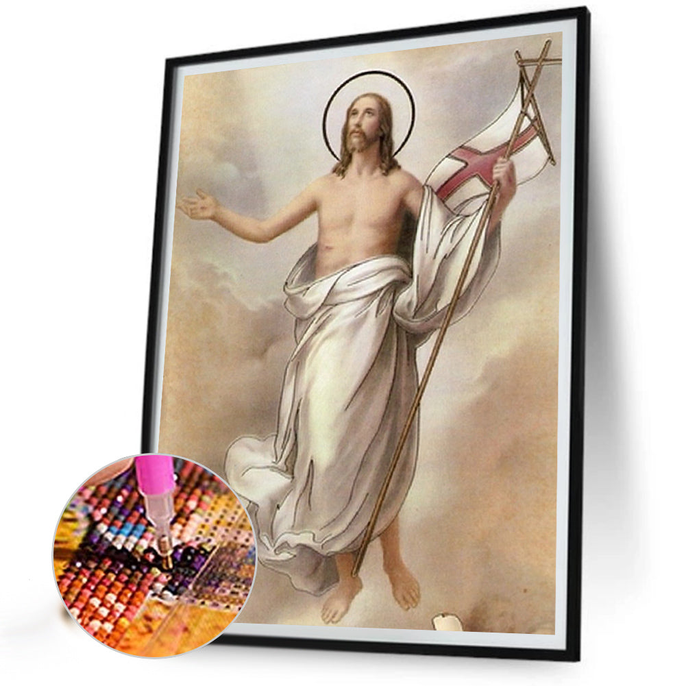 Religion Jesus - Full Round Drill Diamond Painting 30*40CM