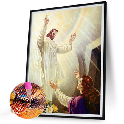 Religion Jesus - Full Round Drill Diamond Painting 30*40CM