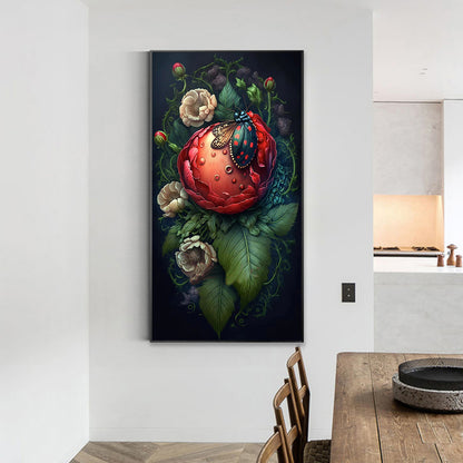 Garden Ladybug - Full Round Drill Diamond Painting 40*70CM