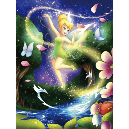 Disney Tinkerbell - Full Round Drill Diamond Painting 30*40CM
