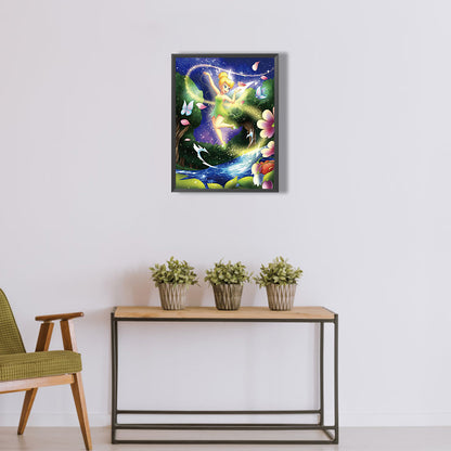 Disney Tinkerbell - Full Round Drill Diamond Painting 30*40CM