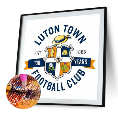 Luton Football Club - Full Round Drill Diamond Painting 35*35CM
